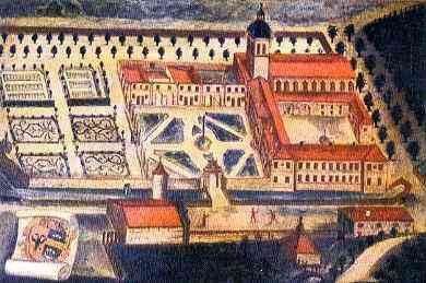 bonnevaux abbaye peinture 1750 gm